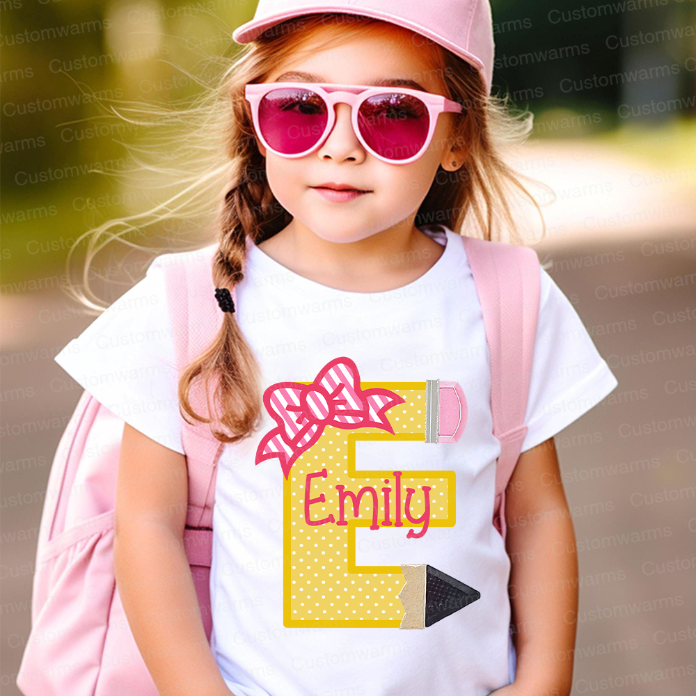 Personalized First Day Of Back To School Shirt | CWSchool33