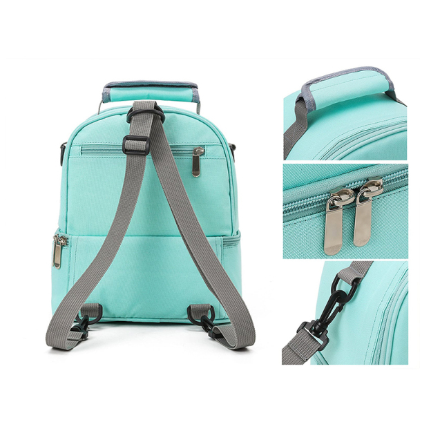 Personalized Name Color Kids Lunch Backpack