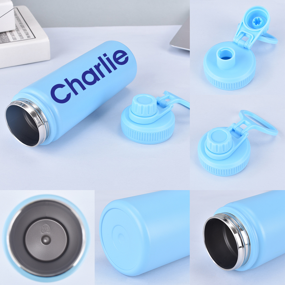 Personalised Stainless Steel 18oz/22oz/25oz/32oz Sports Water Bottles | YouBottle60