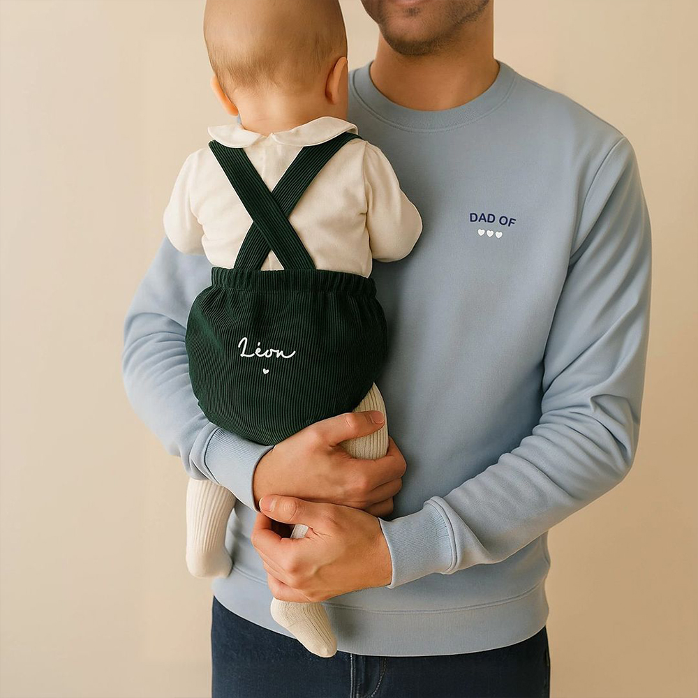 Personalized Baby Shower Corduroy Romper | CWBaby263
