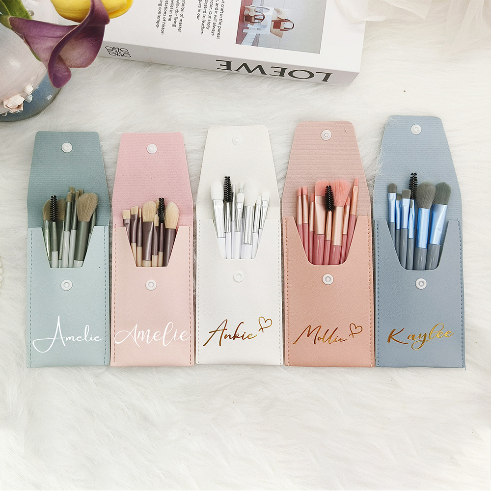 Personalized Wedding Makeup Brushes for Unique & Love | CWPack297