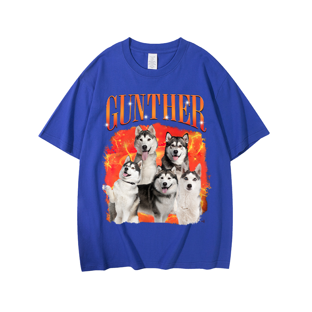 Personalized Original Comfort Pet Portrait Photo T-Shir | MCGift03