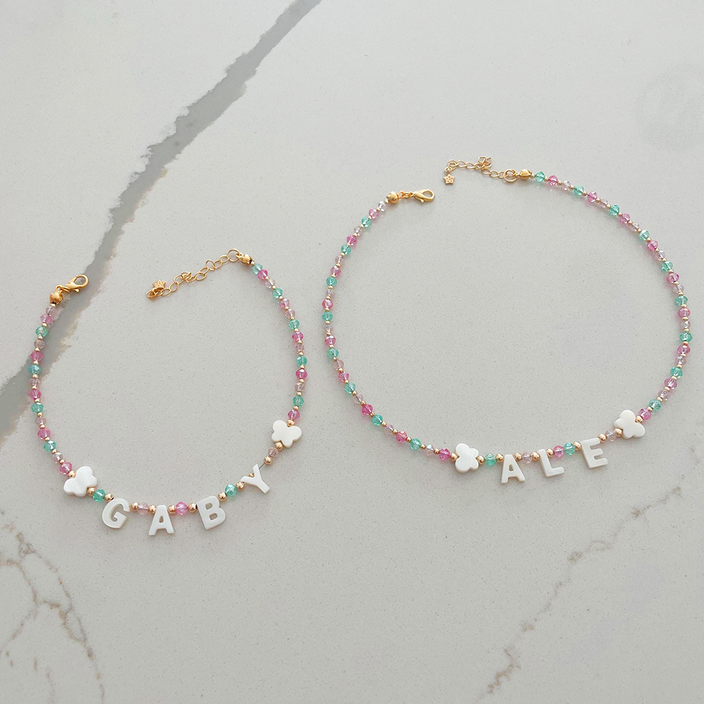 Personalized Pearl Letter Name Necklace For Girls & Adult｜CWBeach195