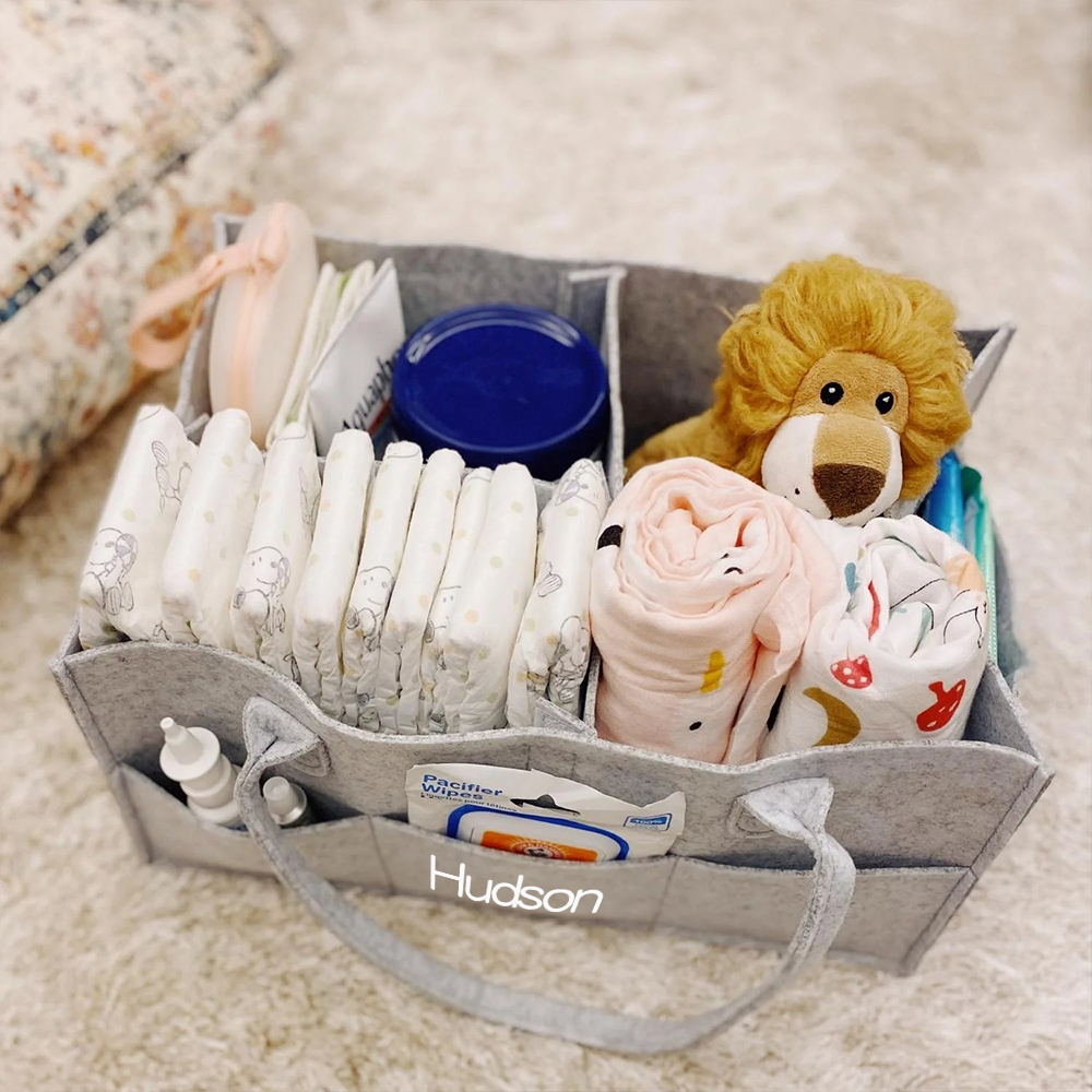 Personalized Baby Accessories & Diapers Portable Nursery Bag | CWToy141