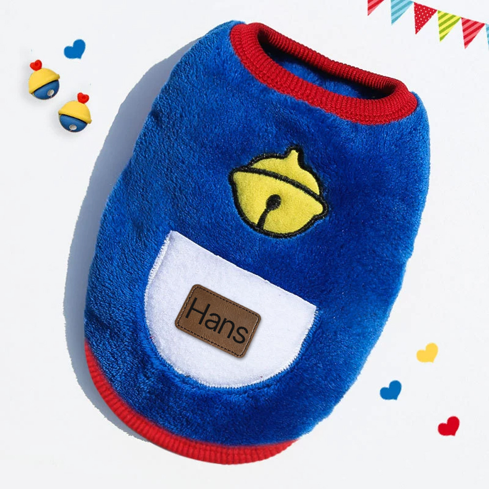 Personalized Cute Pet Soft Plush Fleece Vest | BKPet194