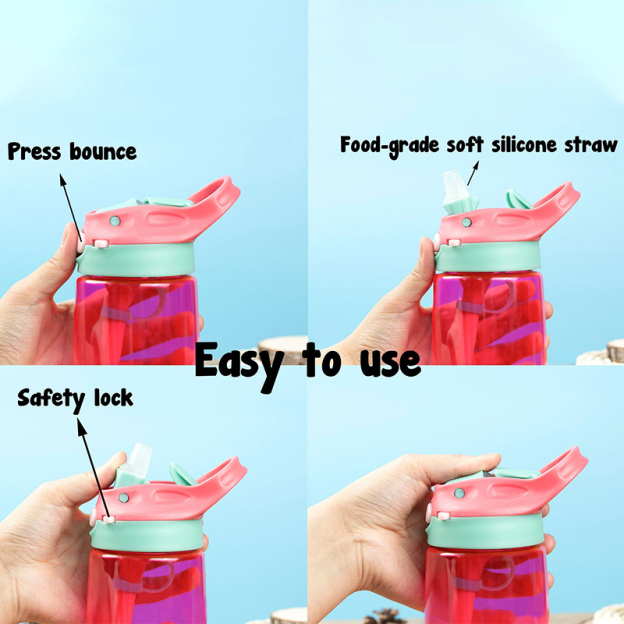 Personalised BPA Free 16oz Easter Kid Water Bottles | YouBottle64