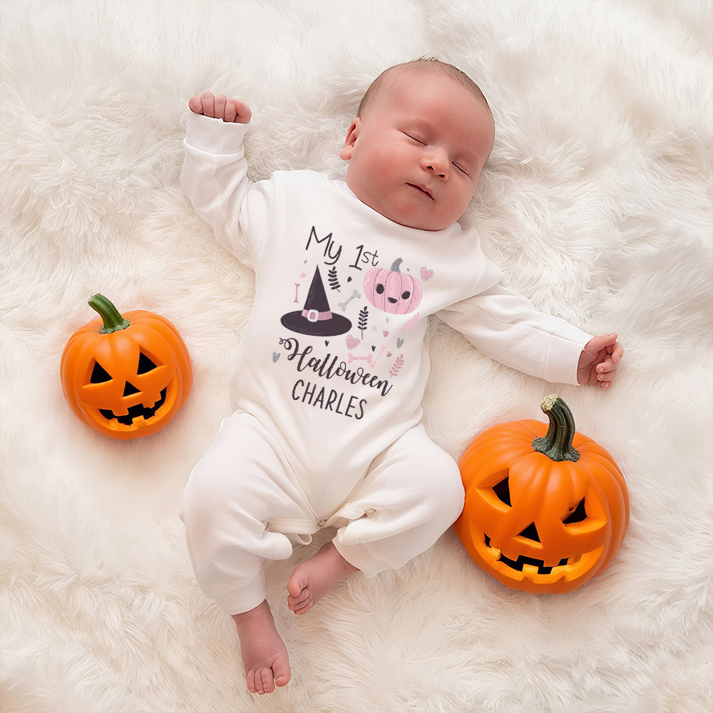 Personalized Baby Lovely First Halloween Outfit | CWHalloween22