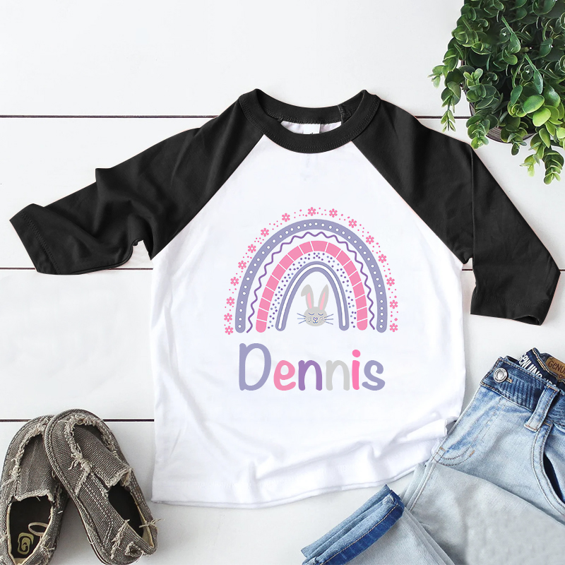 Personalized Kid Cozy Soft Rainbow Sweatshirt | inSweatshirt60