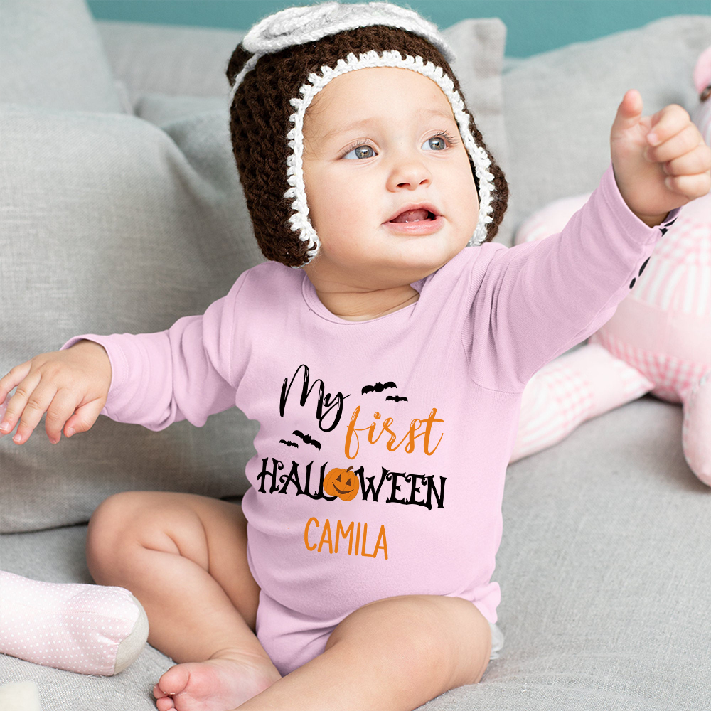 Personalized Baby Lovely First Halloween Outfit | CWHalloween26