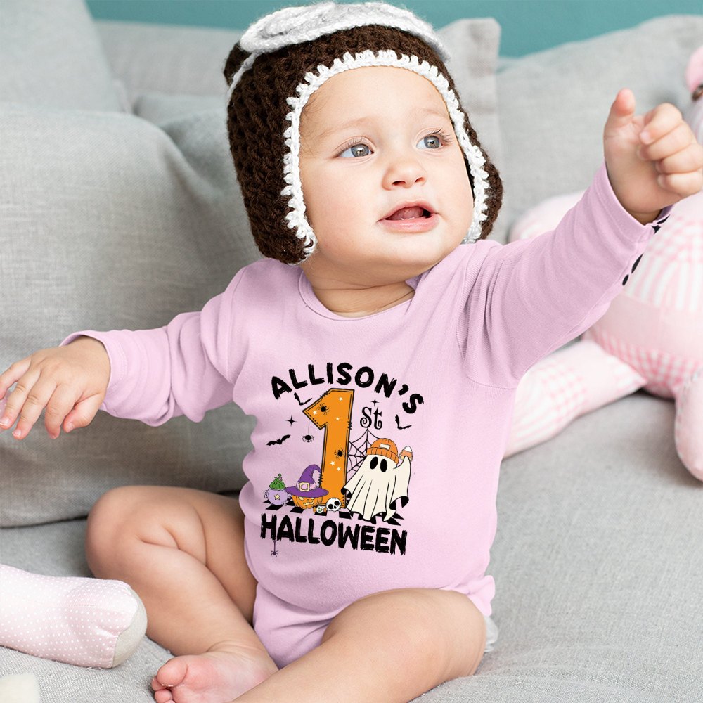 Personalized Baby Lovely First Halloween Outfit | CWHalloween27