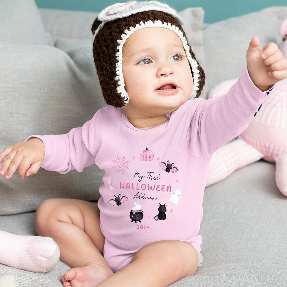 Personalized Baby Lovely First Halloween Outfit | CWHalloween28