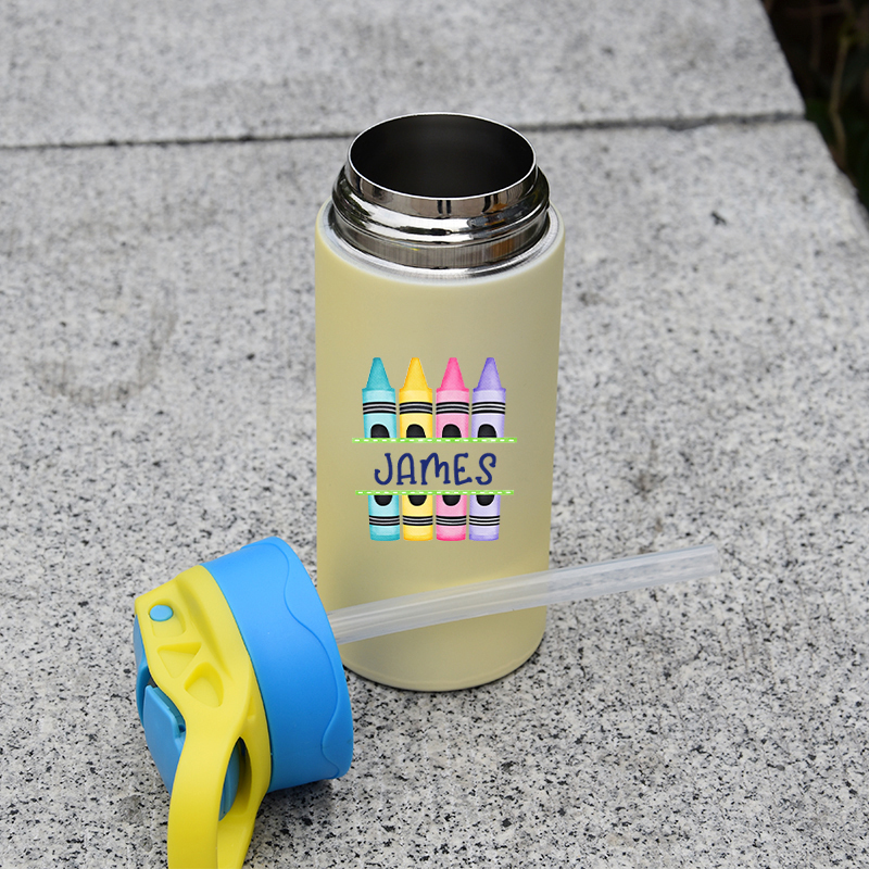 Personalised BPA Free 12oz Kid Water Bottles | YouBottle76