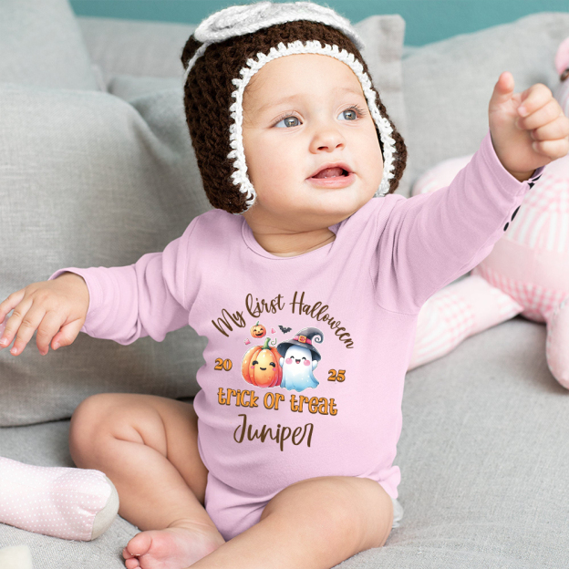 Personalized Baby Lovely First Halloween Outfit | CWHalloween29