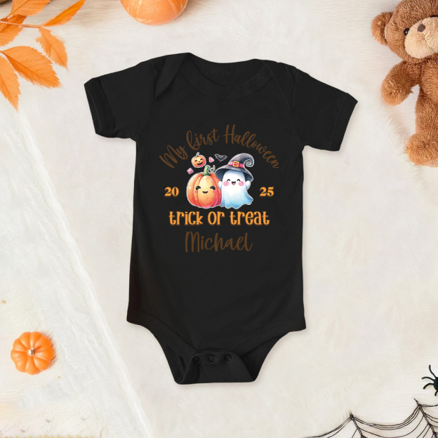 Personalized Baby Lovely First Halloween Outfit | CWHalloween29