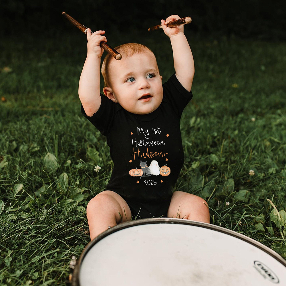 Personalized Baby Lovely First Halloween Outfit | CWHalloween30