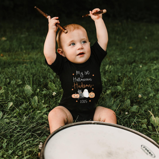Personalized Baby Lovely First Halloween Outfit | CWHalloween30