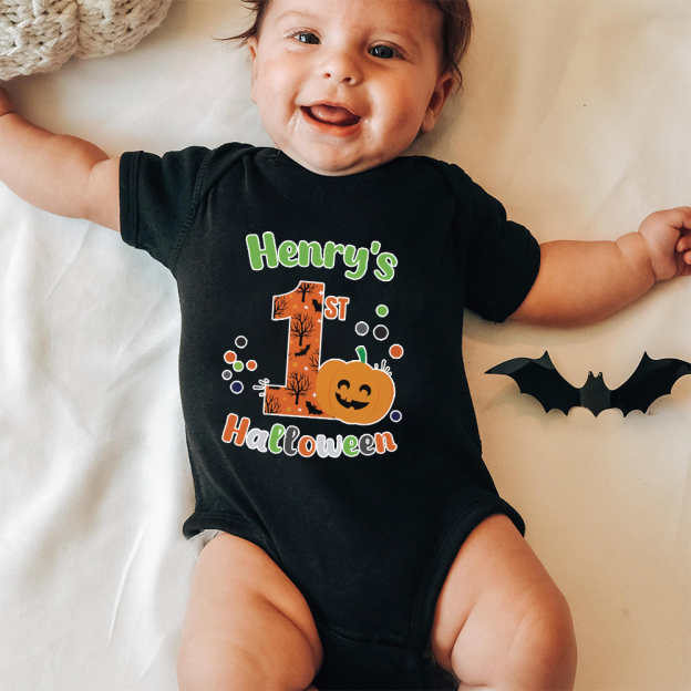 Personalized Baby Lovely First Halloween Outfit | CWHalloween41