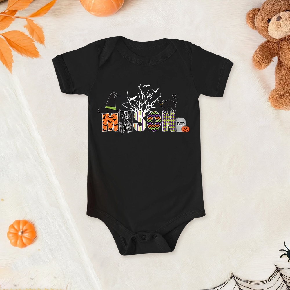 Personalized Baby Lovely First Halloween Outfit | CWHalloween35