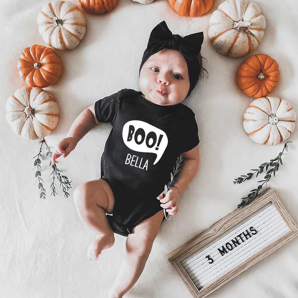 Personalized Baby Lovely First Halloween Outfit | CWHalloween37