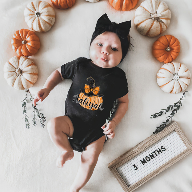 Personalized Baby Lovely First Halloween Outfit | CWHalloween39