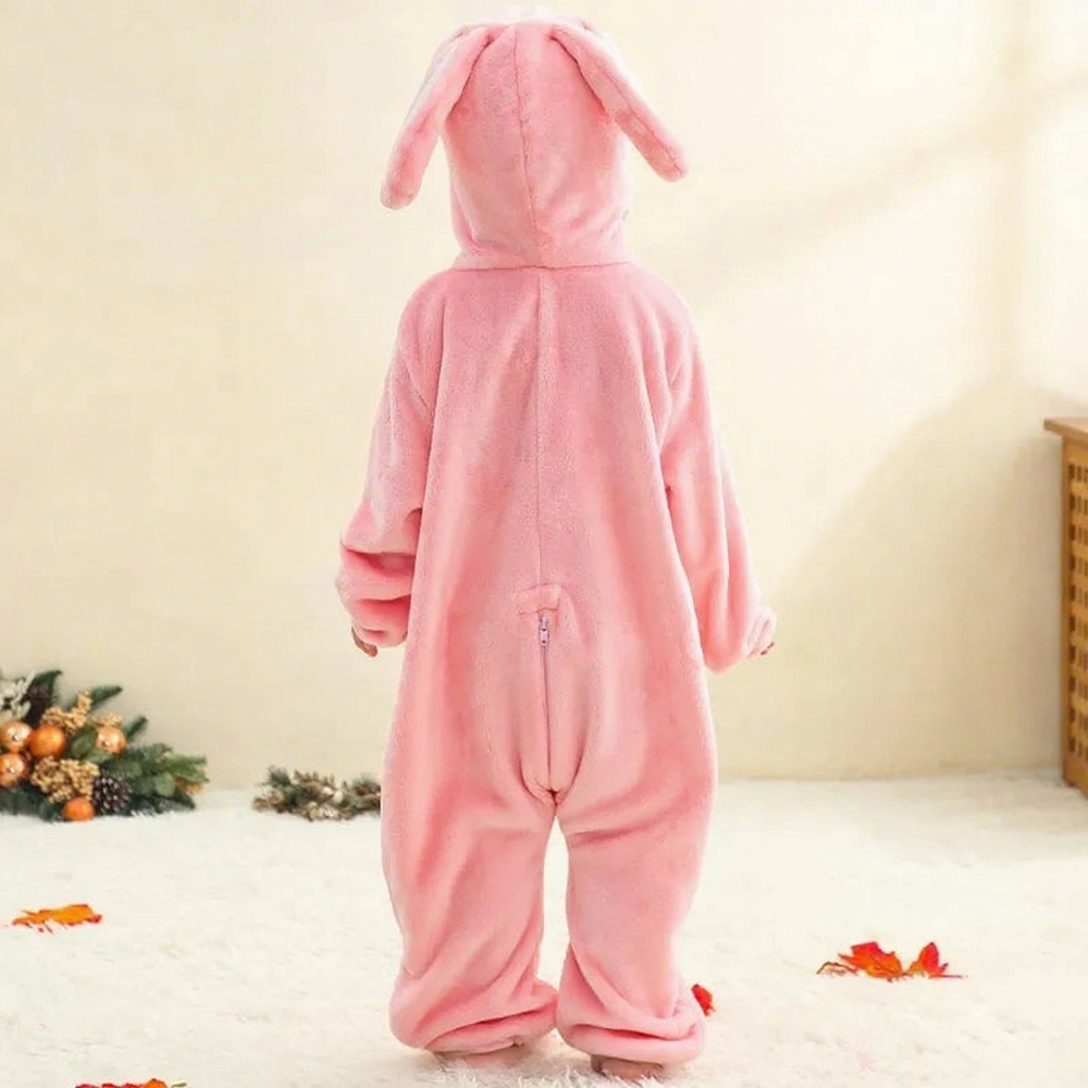 Personalized Leather Patch Baby Animal Romper  | CWBaby287