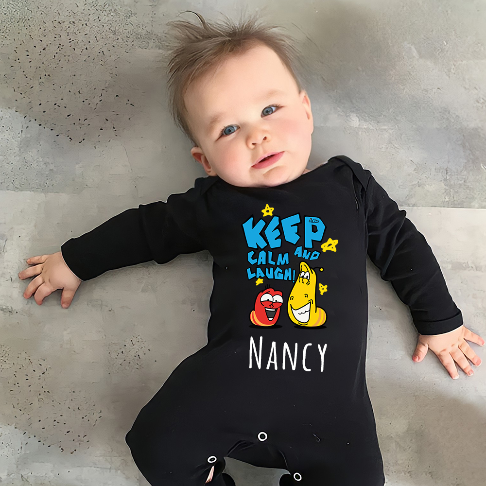 Personalized Larva's Funny Baby Romper | Larva25