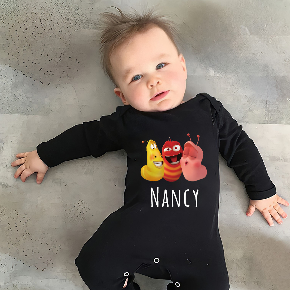 Personalized Larva's Funny Baby Romper | Larva27