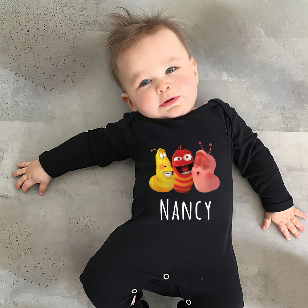 Personalized Larva's Funny Baby Romper | Larva27