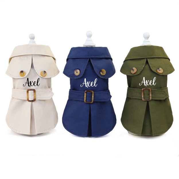 Personalized Pet British Style Jacket | BKPet215