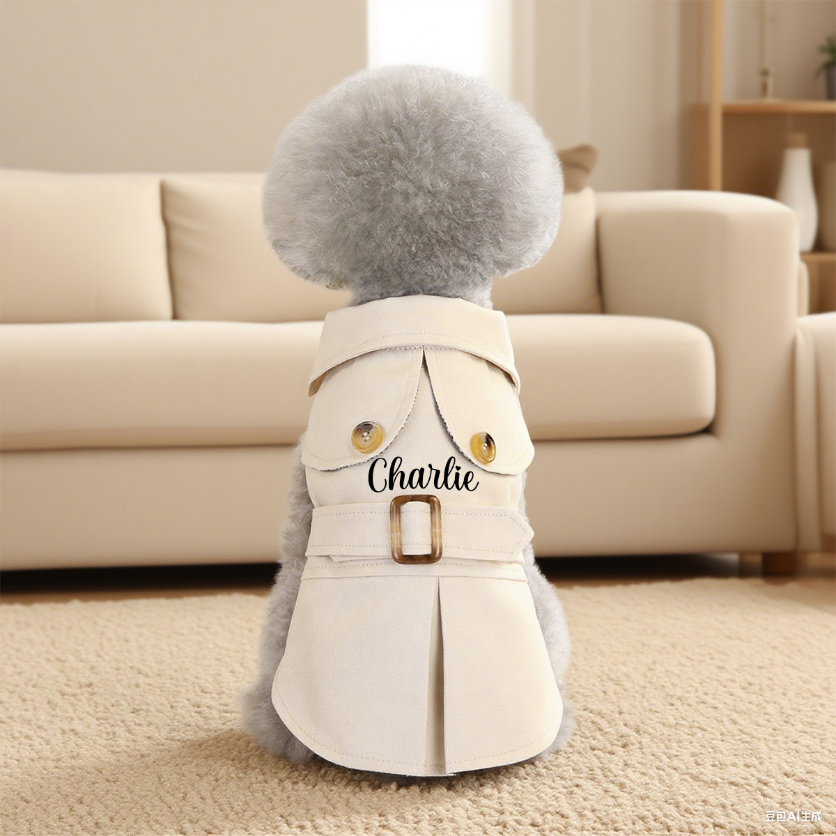 Personalized Pet British Style Jacket | BKPet215