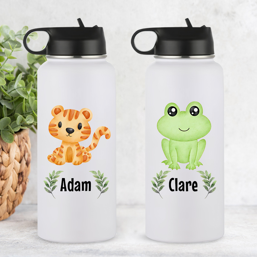Personalized BPA Free 12oz/18oz Stainless Steel Water Bottle | YouBottle91