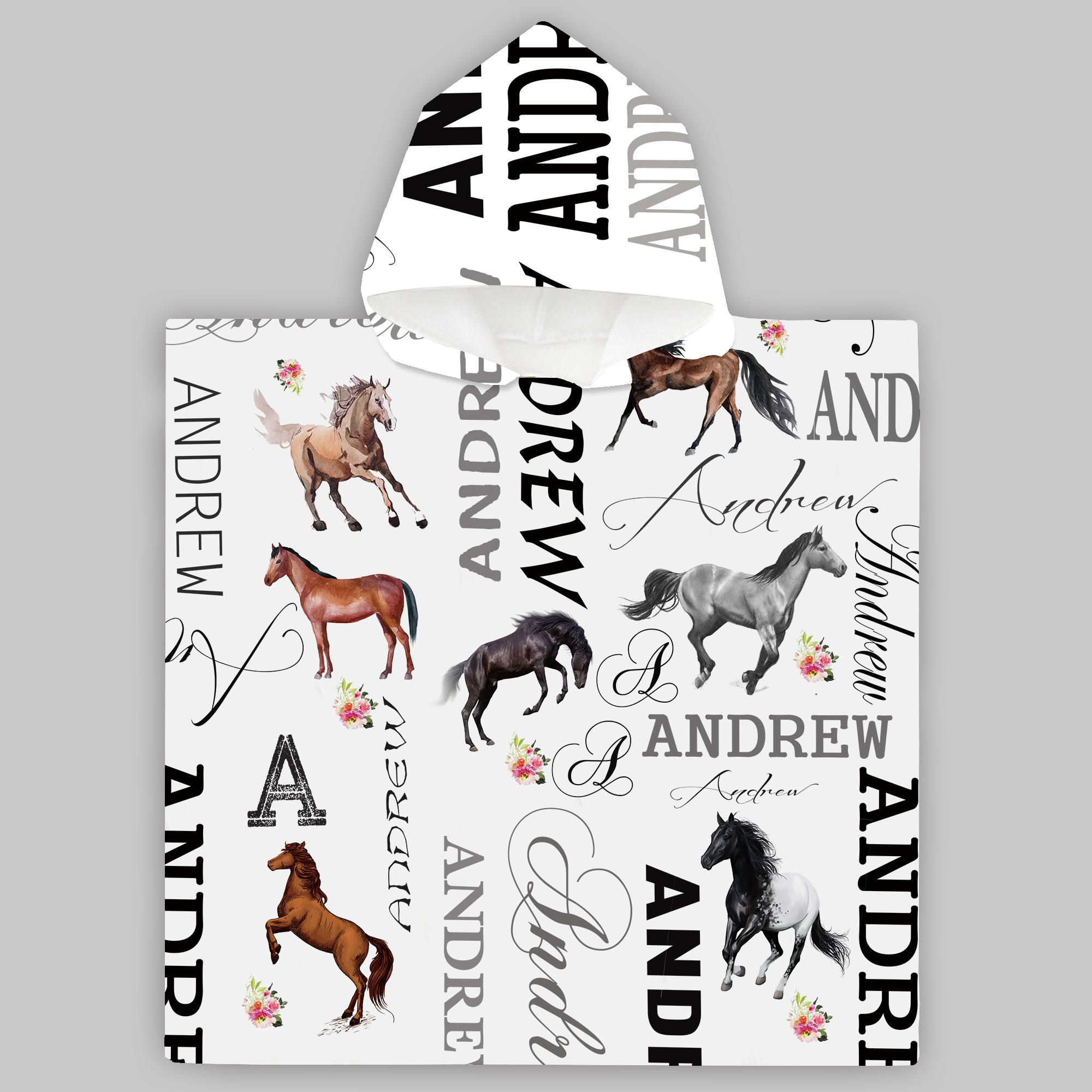 Personalized Hooded Beach Towel for Summer & Beach | CWHTowel05