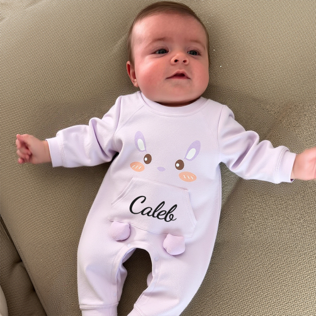 Personalized Long Sleeve Cartoon Romper | CWBaby309