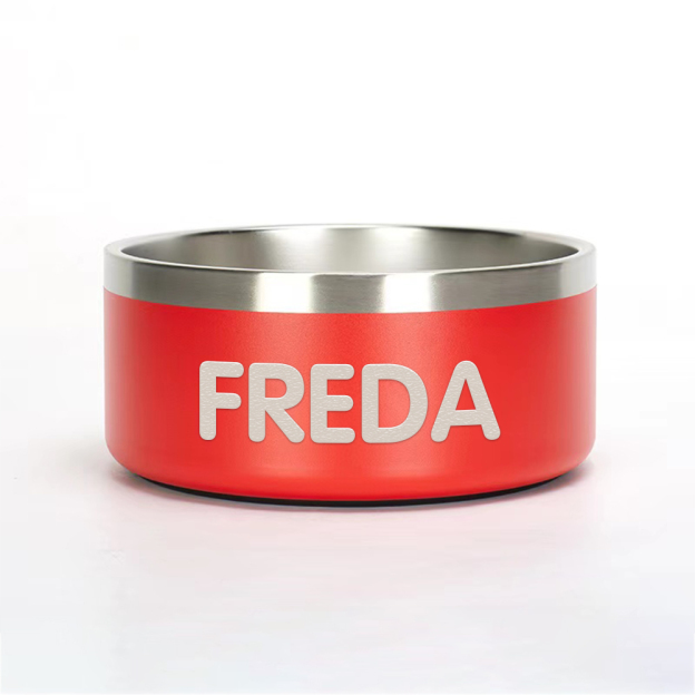 Personalized Stainless Steel Pet Food Bowl | BKPet229
