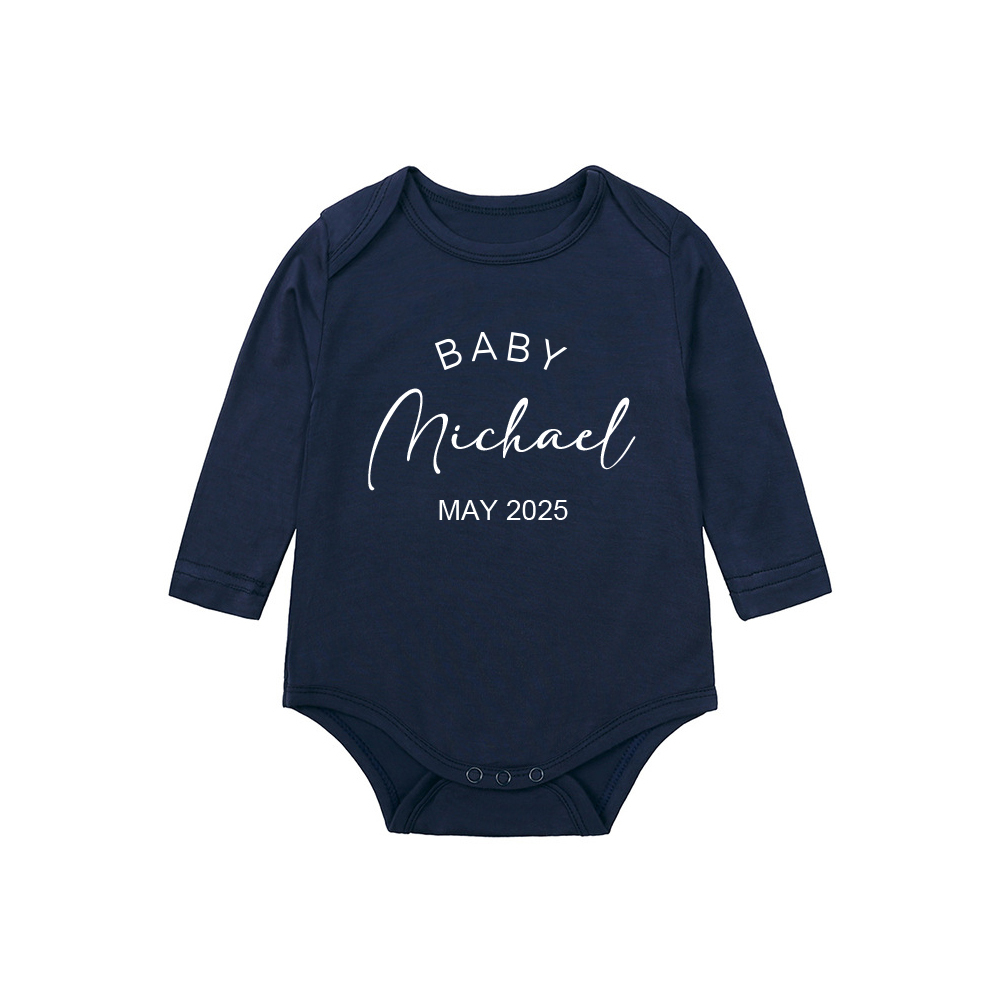 Personalized Personalized Baby Coming Home Romper | CWBaby318