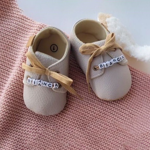 Personalized Cute Comfortable Baby Leather Shoes | CWBaby315