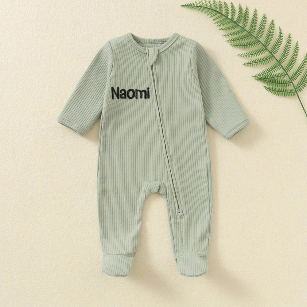 Personalized Embroidered Baby Announcement Outfit | CWBaby314
