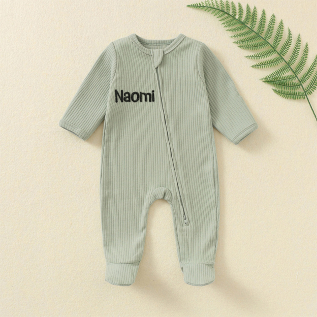 Personalized Embroidered Baby Announcement Outfit | CWBaby314