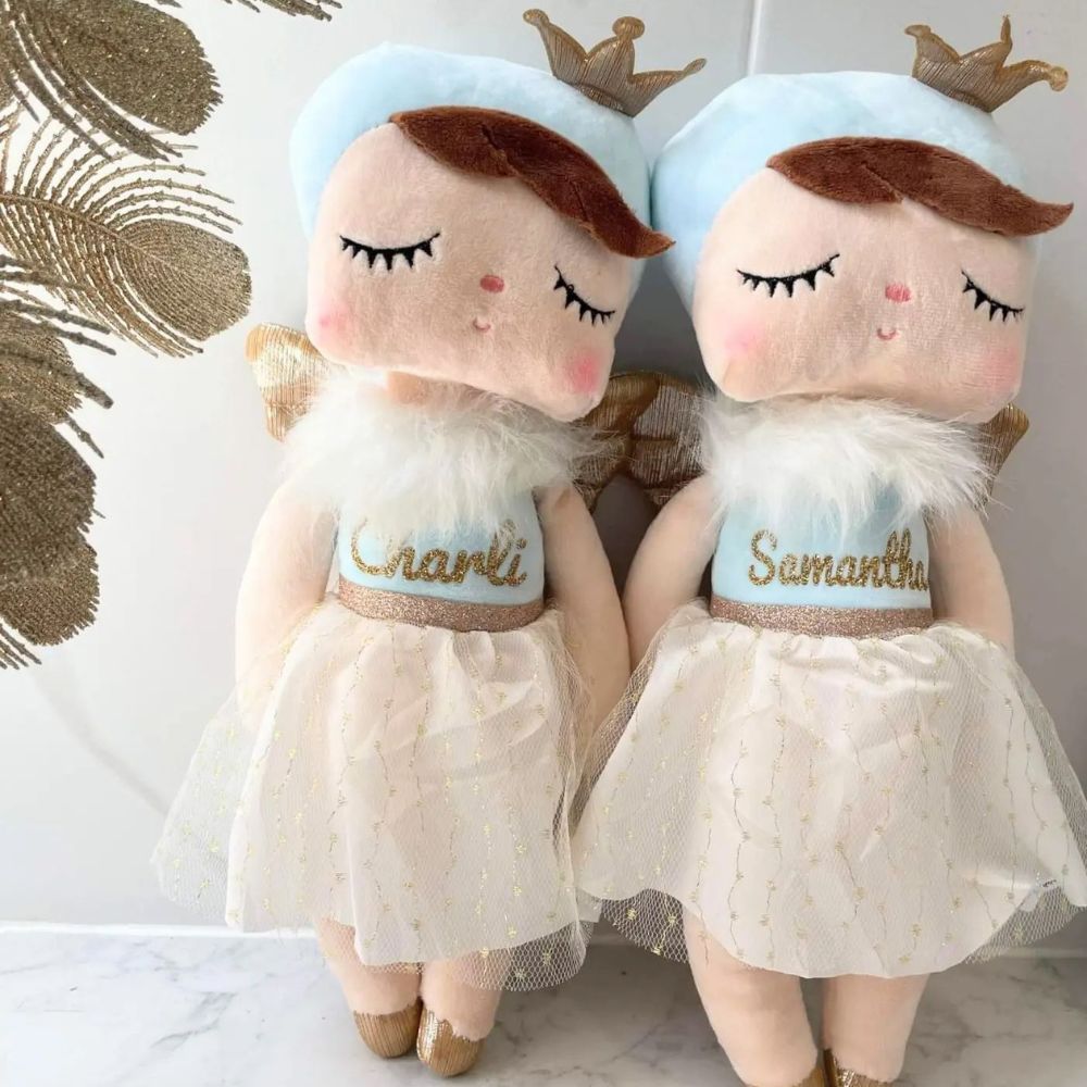 Personalized Kid's Bunny Angel with Bag | DEGMine19