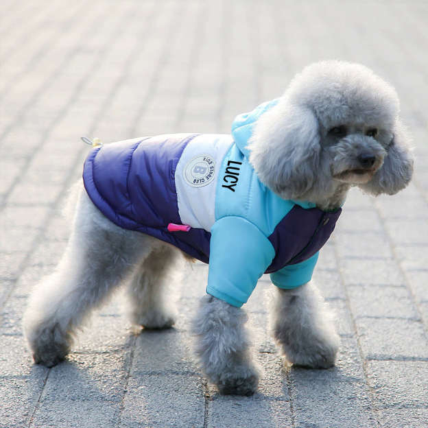 Personalized Pets Warm Lightweight Puffer Jacket | BKPet243