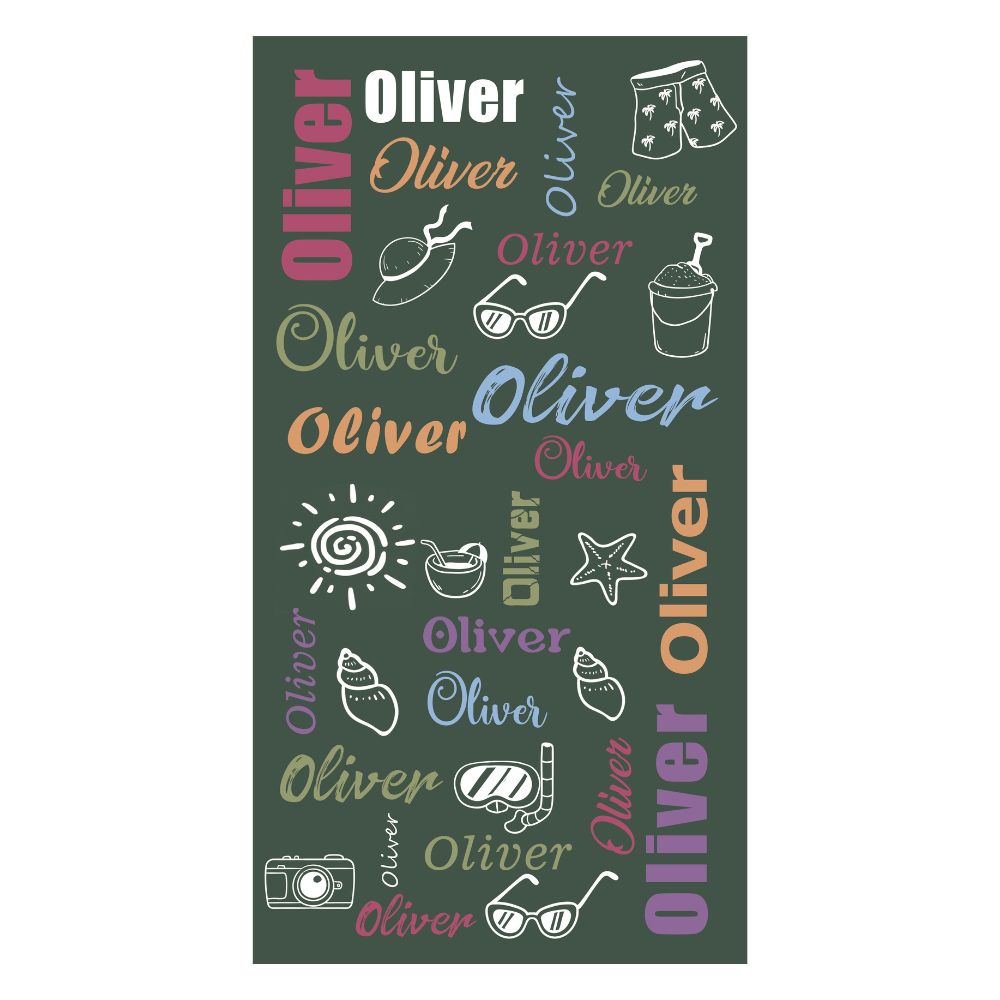 Personalized Lovely Kid Towel for Summer & Beach | CWTowel80