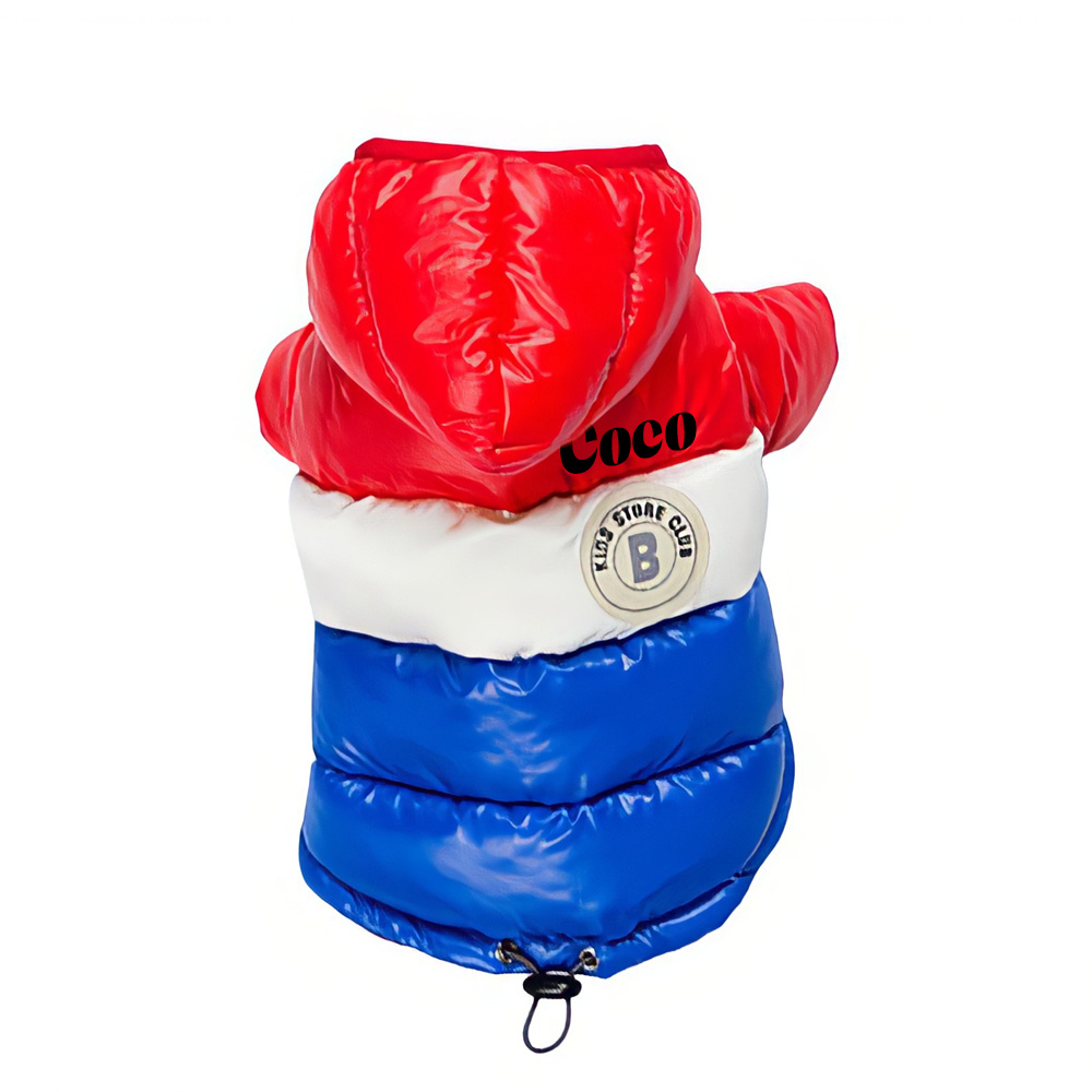 Personalized Pets Warm Lightweight Puffer Jacket | BKPet243