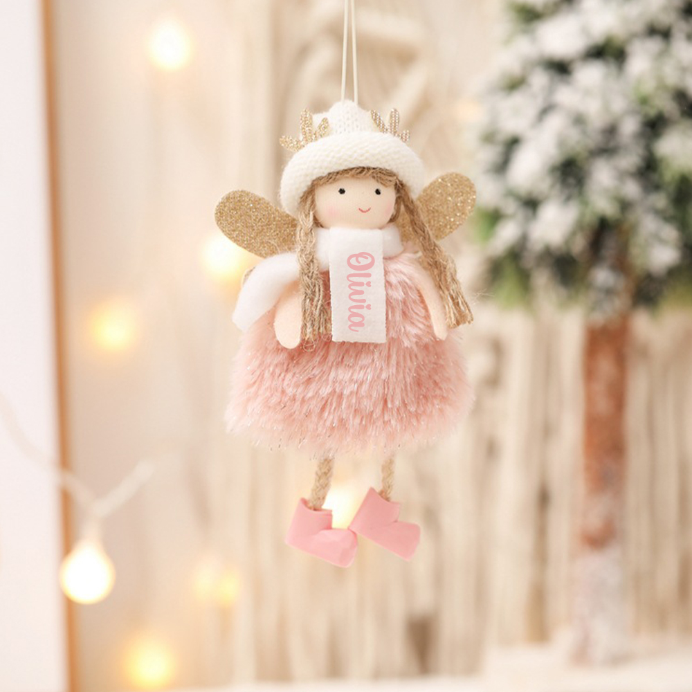 Personalized Christmas Lovely Angel Doll Decoration | MCGift189
