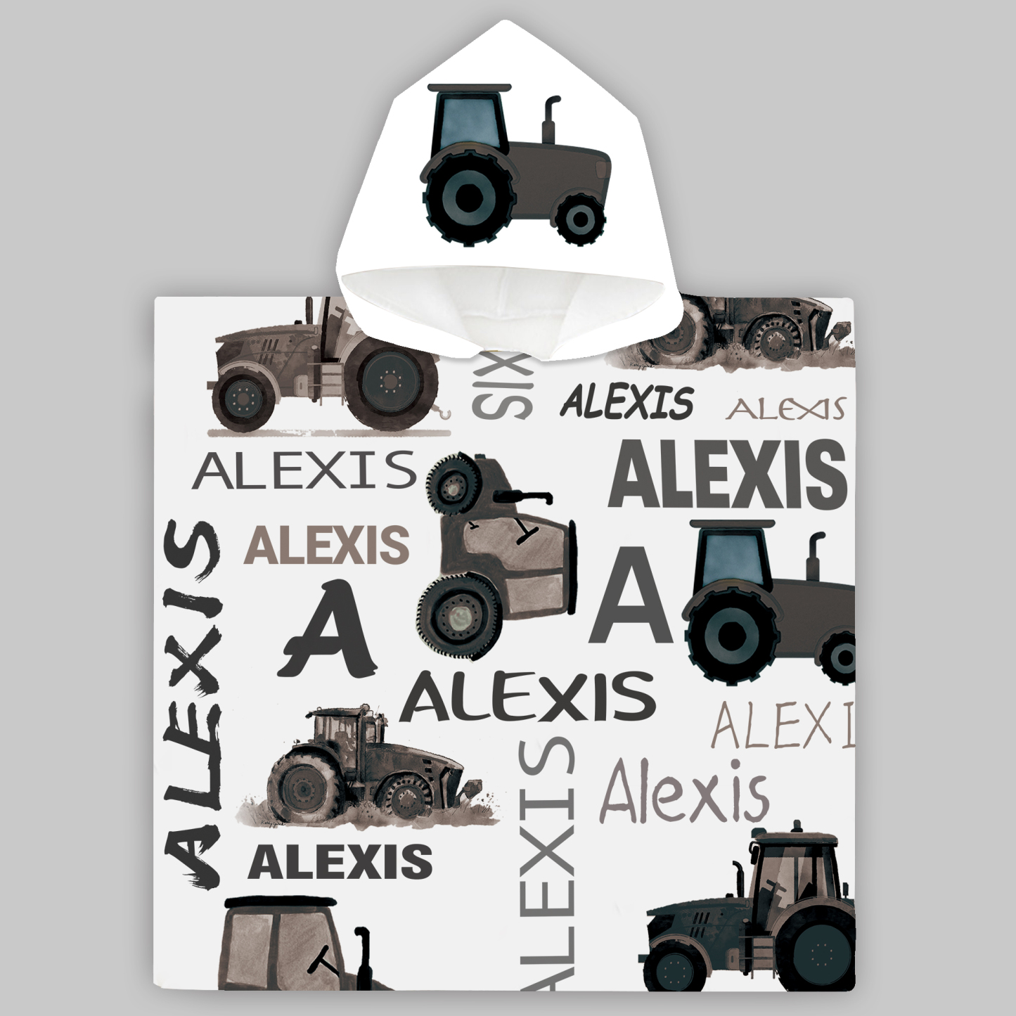 Personalized Hooded Beach Towel for Summer & Beach | CWHTowel07