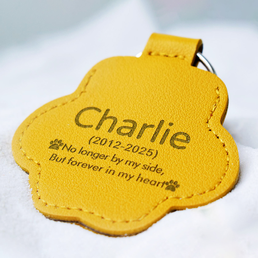 Personalized Pet Fur Storage Memorial Keychain | BKPet253