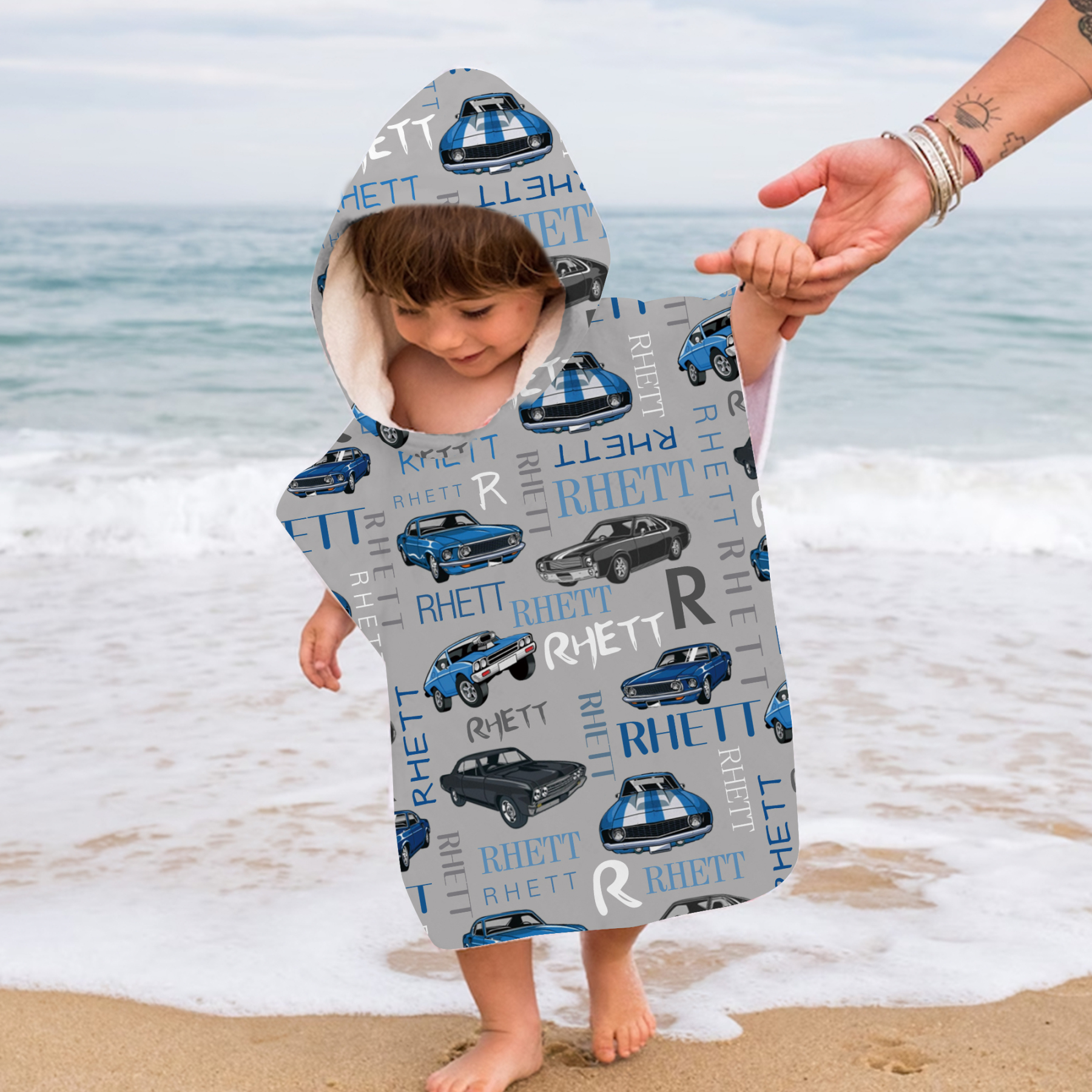 Personalized Hooded Beach Towel for Summer & Beach | CWHTowel10