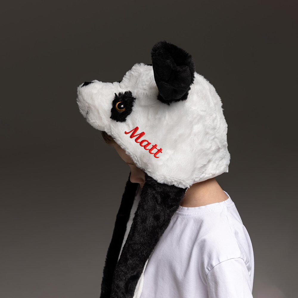 Personalized Embroidery Funny Ears Moving Plush Hat | HSKid79