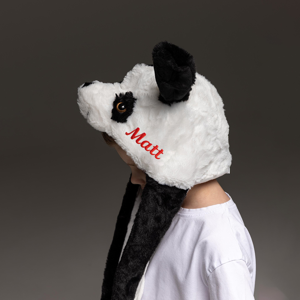 Personalized Embroidery Funny Ears Moving Plush Hat | HSKid79