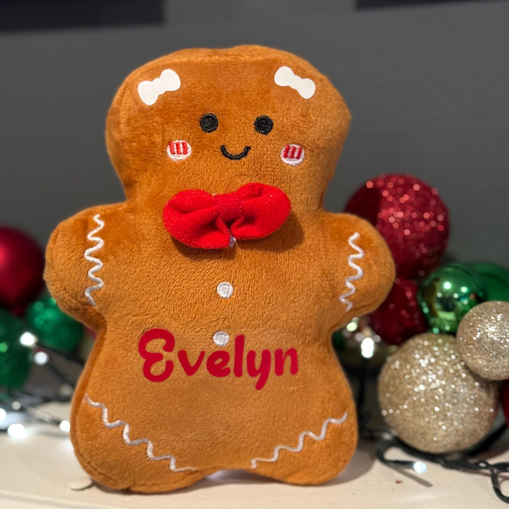 Personalized Christmas Gingerbread Plush Toys Ornament | MCGift224