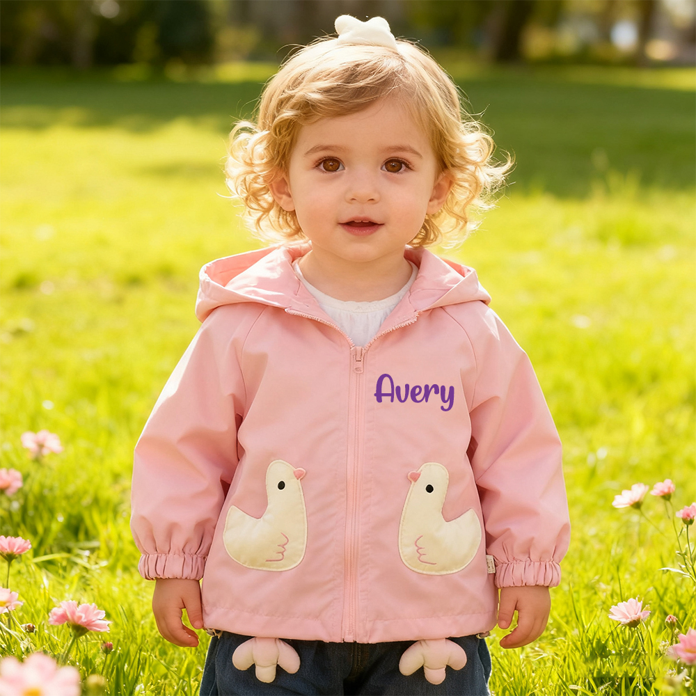 Personalized Adorable Animals Windproof Jacket | CWBaby359